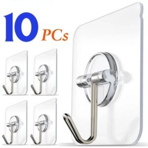 10PCs Self Adhesive Wall Hooks – Best Selling Product in UK