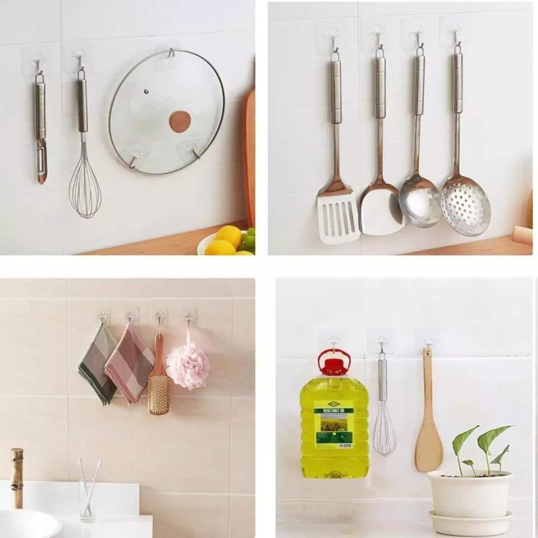 10PCs Self Adhesive Wall Hooks – Best Selling Product in UK - Image 3