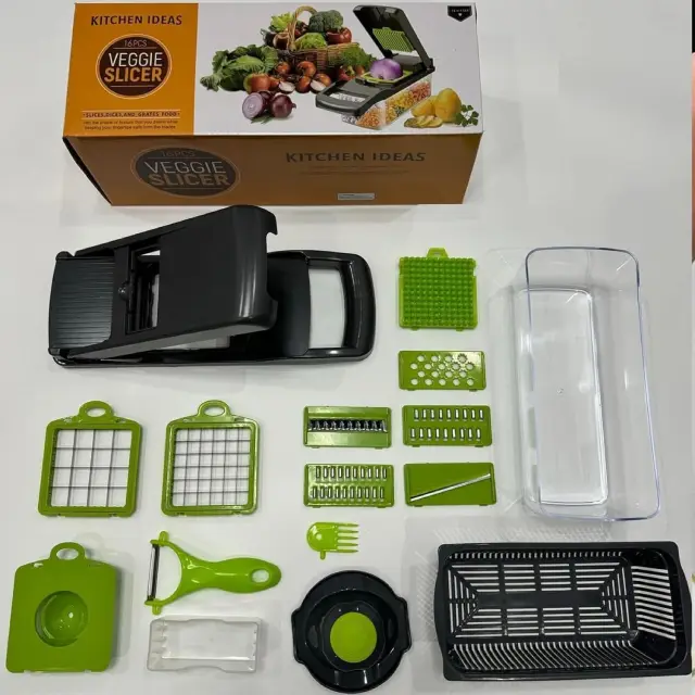 16 in 1 Vegetable Chopper | Multifunctional Slicer UK - Image 2