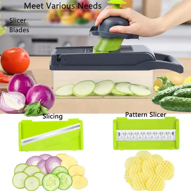 14 in 1 Vegetable Chopper | Mandoline Slicer UK - Image 4