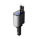 Retractable Car Charger | 4 in 1 Fast 120W Adapter UK - Image 3