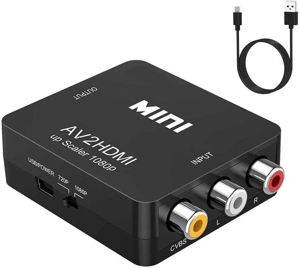 AV to HDMI 1080P RCA CVBS Video Audio Converter – Best Selling Product in UK