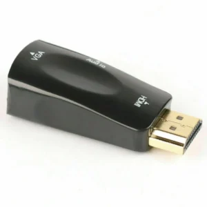 Compact HDMI VGA Adapter UK – Digital to Analog Converter for PS4, PC, Laptop, TV Box