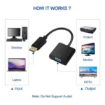 DP to VGA Adapter | HD Display Converter UK