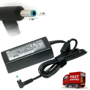 HP 65W Charger | Blue Pin Laptop Adapter UK