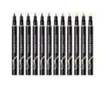 Long lasting eyeliner UK DNM Fashion 12‑Color Waterproof Gel Eyeliner Set – Matte, Long‑Lasting, Vegan, Built‑In Sharpener