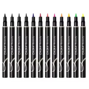 Long lasting eyeliner UK DNM Fashion 12‑Color Waterproof Gel Eyeliner Set – Matte, Long‑Lasting, Vegan, Built‑In Sharpener