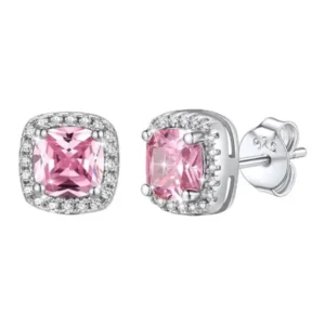Moissanite Stud Earrings | 925 Sterling Silver UK