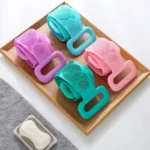 Silicone back scrubber UK Bath Towel – Deep Clean, Exfoliate & Relax - Image 3