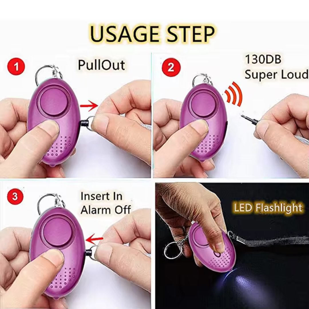 Self Defense Alarm 130dB – Best Selling Product in UK (PINK) - Image 3