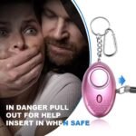 Self Defense Alarm 130dB – Best Selling Product in UK (PINK) - Image 2