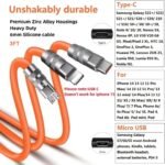 Short 3 in 1 Charging Cable – Best Selling in UK - Image 2