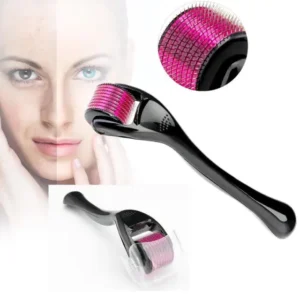 Skin roller for face UK Derma 540 Titanium Micro Needle – 0.25mm to 1.5mm – CE Approved Tool