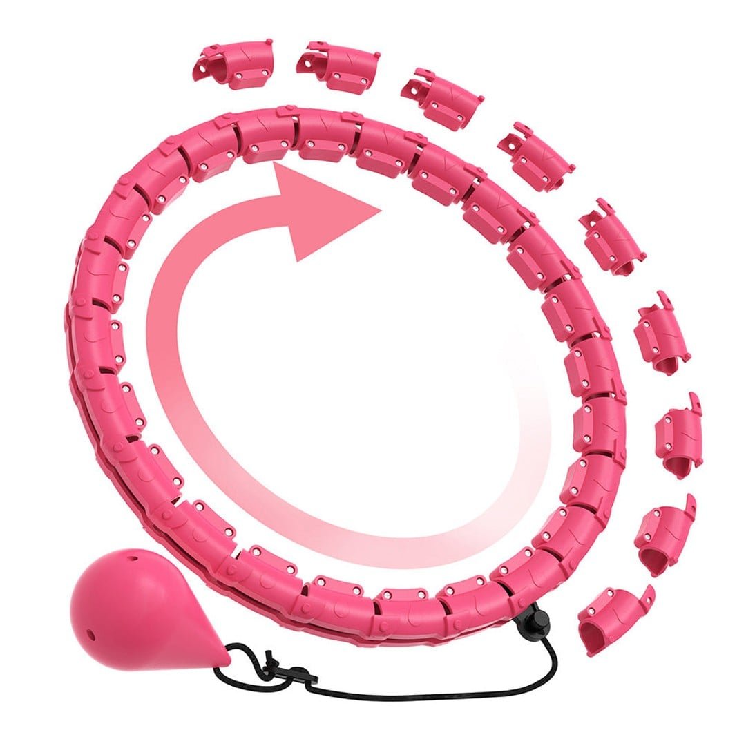 Smart-Weighted-Hula-Hoop-best-seller-in-uk.jpg Smart Weighted Hula Hoop – Adjustable 24/36/48 Knots for Waist Fitness - Home workout equipment UK - Image 1