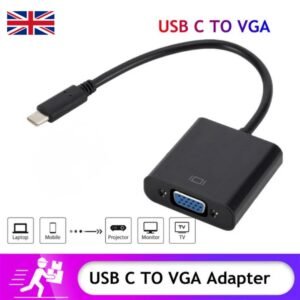 Type C to VGA Adapter – Best Selling in UK