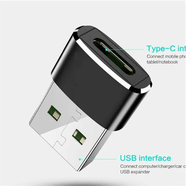 Durable USB C Female to USB 3.0 A Male converter Multiple Colours | Fast Data Transfer | Best product UK - Image 5