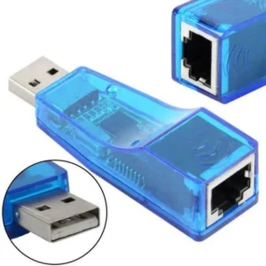 USB To Ethernet Adapter (RJ45) – 10/100 Mbps Wired LAN Converter for PC & Laptop – UK Seller