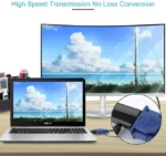HDMI to VGA adapter with 3.5mm Audio – 1080p Full HD | For PC, Laptop, Xbox, Projector, Monitor | Best Product UK - Image 4