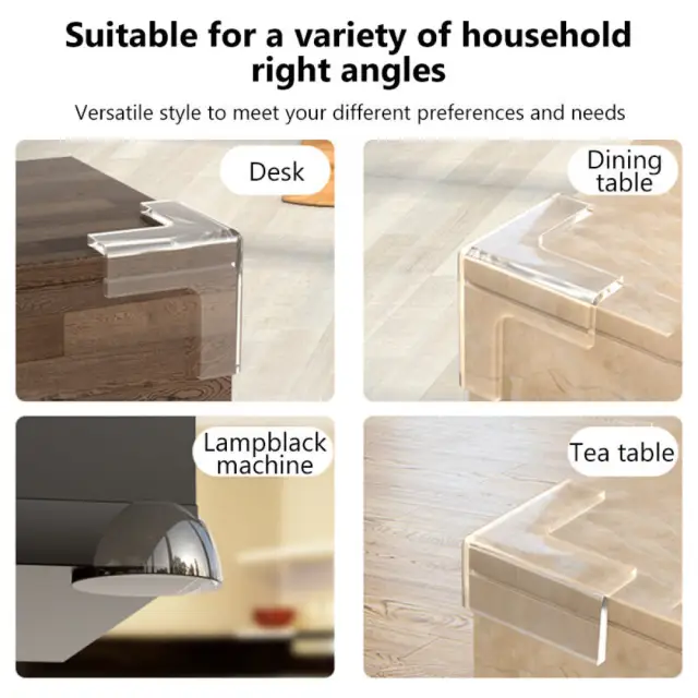 Baby Protector corner UK (Pack of 4) – Clear Silicone Edge & Corner Guards for Baby Proofing Furniture - Image 5