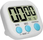 Digital Kitchen Timer with Magnetic Back | Large LCD Countdown Clock | baking accessories UK