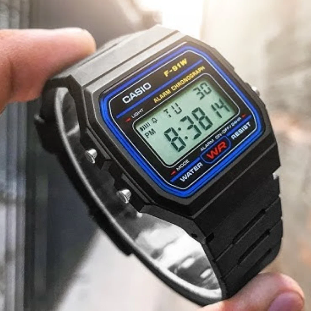 Casio watch F-91W Digital Classic Waterproof Watch - Image 3
