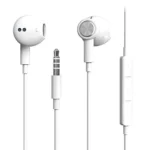 Wired Half in-Ear 3.5mm Headphones with Microphone, High Bass Stereo & Volume Control - Image 2