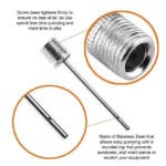 Football Pump Ball Needle Air Pin Adapter Valve - Sports ball pump needle UK - Image 3