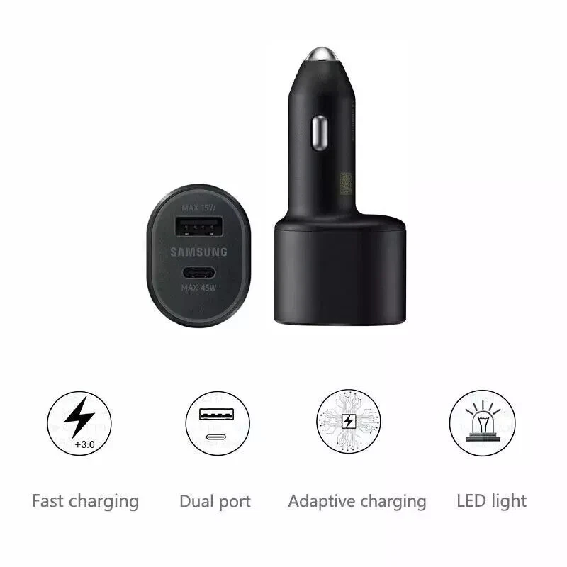 Samsung 60W Dual USB-C Car Charger – Best Selling Product in UK - Image 3