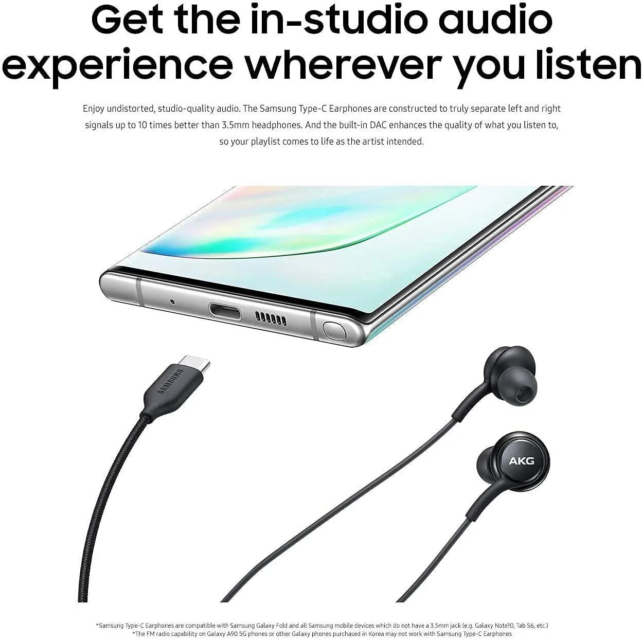 USB Earphones – C type Earphones with Mic wired Best earbuds in uk - Image 2