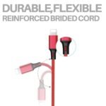 Multi Charger Cable 3 in 1– Lightning USB Fast Charger Cable - Image 5