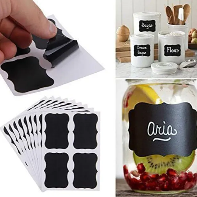 Blackboard Spice Sticker | Reusable Jar Labels UK