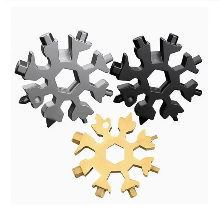 18-in-1 Snowflake Screwdriver Multi-Tool – Black – Best Selling Product in UK - Image 3
