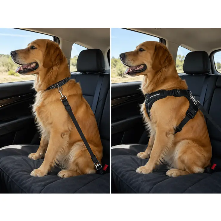 Black Car Seat Belt for Dogs – Adjustable Travel Restraint System for Small to Large Pups – Best Selling Product in UK - Image 5