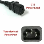 Desktop Power Lead Cable – PC, Monitor, Projector Kettle Plug – Best Selling Product in UK - Image 4