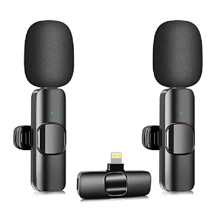 Dual Wireless Lavalier Microphone for iPhone, iPad – Perfect for Video Conferencing, Recording, and Live Streaming – Best Selling Product in UK - Image 3