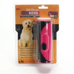 Pet Hair Deshedding Tool | Dual-Sided Fur & Massage Brush - Image 2