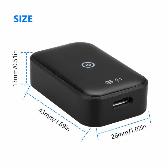 GF21 Magnetic GSM Mini GPS Tracker – real time GPS Tracking Device UK with Voice Monitoring & SOS for Cars & Personal Safety - Image 4