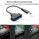 SATA to USB Adapter | High-Speed USB 3.0 Cable UK - Image 3