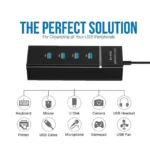 4 Port USB Hub | Fast 3.0 Splitter Black UK - Image 4