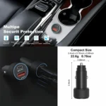 Fast Car Charger (60 W) QC 3.0 & PD USB‑C - Image 2