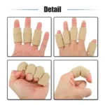 10 x Black Stretchy Finger Protector Sleeve – Support for Arthritis, Trigger Finger, Gaming & Crafting – Best Selling Product in UK - Image 3