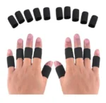 10 Pc Stretchy multi-pack finger sleeves Support for Arthritis, Sports lightweight finger brace UK - Image 2