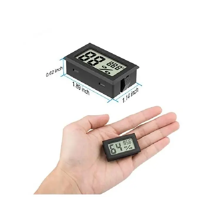 Mini Embedded Thermometer for Fridge – Digital Temperature Monitor with LCD Display – Best Selling Product in UK - Image 2