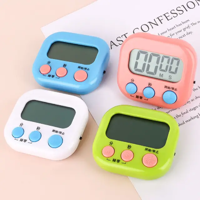 Digital Kitchen Timer with Magnetic Back – Large LCD Countdown Clock – Best Selling Product in UK - Image 2