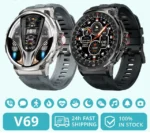 V69 Smart Watch for Men – 1.85" HD Touch Display Fitness Tracker with Bluetooth Calling – Best Selling Product in UK - Image 2