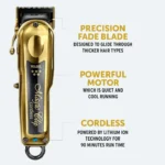 Wahl Gold Cordless Magic Clip Heavy Shading Hair Clipper – Ultimate Blending Tool for All Hair Types – Best Selling Product in UK - Image 5