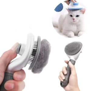 Pet Hair Remover Brush for Dogs & Cats Cleaning Slicker Comb