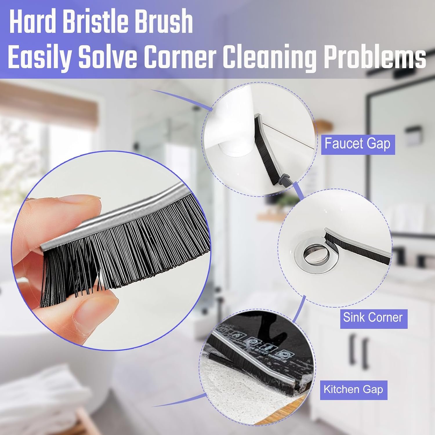 Hard Bristle Crevice Cleaning Brush – Best Selling Product in UK - Image 3