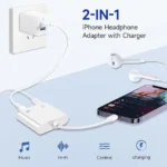 2-in-1 Audio Adapter | iPhone Lightning to 3.5mm UK - Image 4