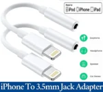 Adapter for iPhone to 3.5mm Jack Connector Cable – Lightning to Headphone Adapter – Best Selling Product in UK - Image 2